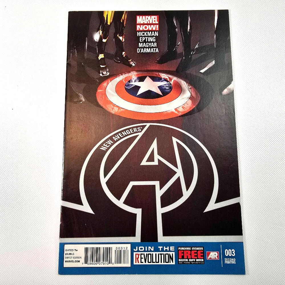 New Avengers #3 Variant Edition Cover by Jock 2nd Printing Marvel Comics